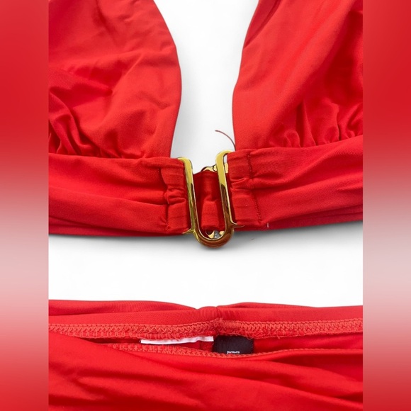 La Blanca Women's Standard Island Goddess Halter Bikini Swimsuit Summer Beach - Picture 2 of 8